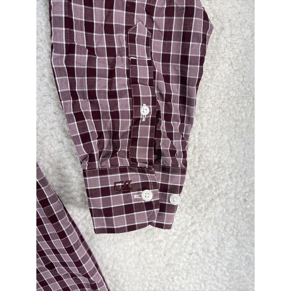 Cutter & Buck‎ Florida State Seminoles Men’s Sz M Square Check Long Sleeve Shirt - Picture 5 of 10